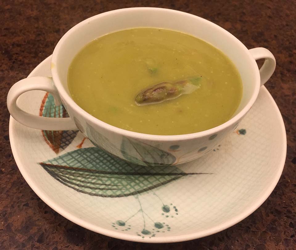Asparagus & Tarragon Soup SBA's Kitchen Home